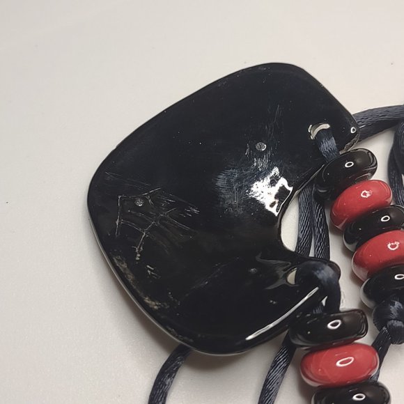 Vintage Red Apple Pendant Necklace - Picture 9 of 14